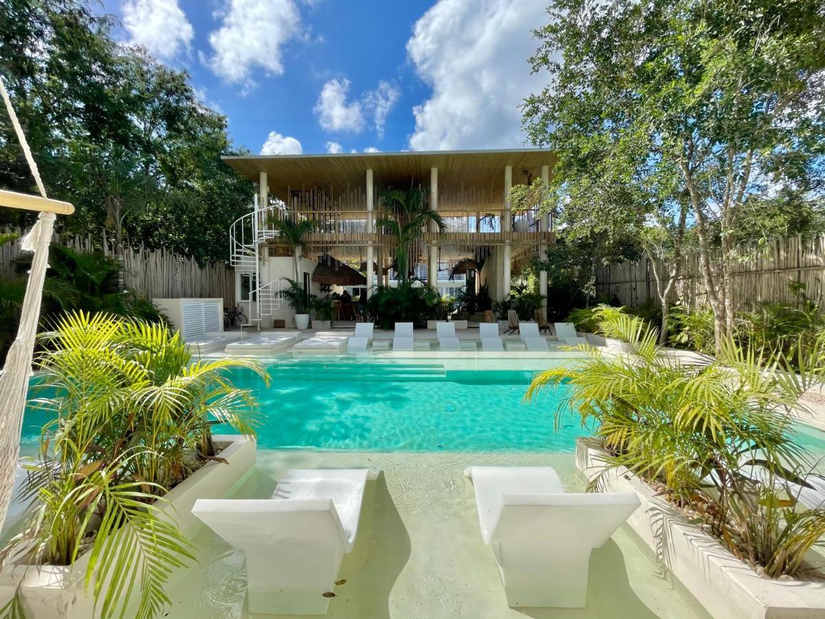Beautiful Swim-Up Studio With Private Terrace, Pool And Jungle Gym 图卢姆 外观 照片