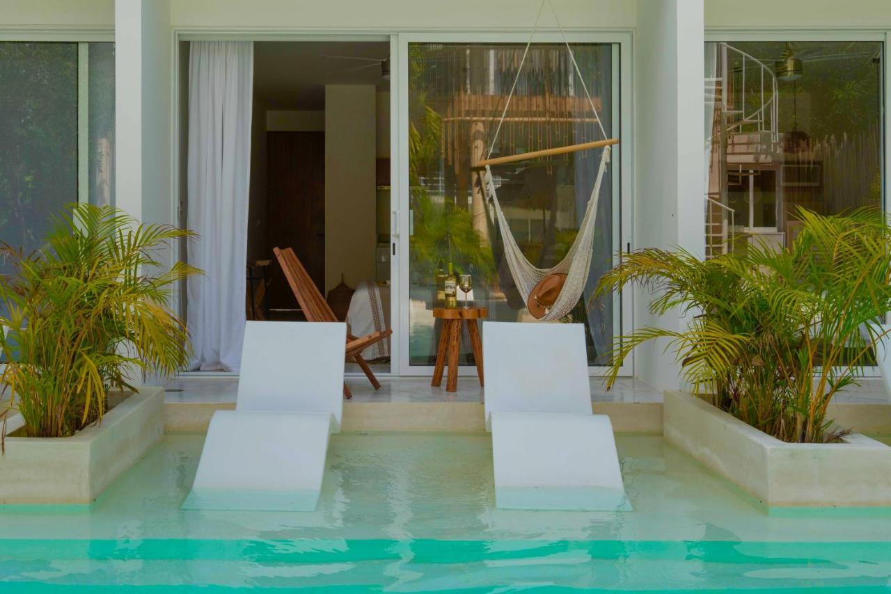 Beautiful Swim-Up Studio With Private Terrace, Pool And Jungle Gym 图卢姆 外观 照片